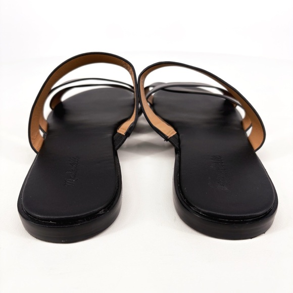MADEWELL The Mena Black Leather Slide Sandals 8.5 - Picture 13 of 14